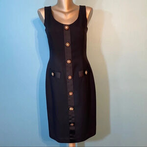 Vintage Ann  young black‎ dress
